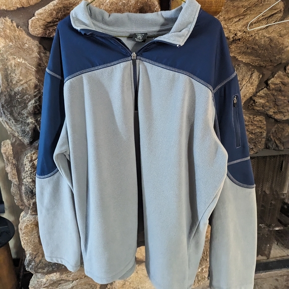 STARTER Shirts Vintage Starter 2 Zip Lined Fleece Pullover Elite
